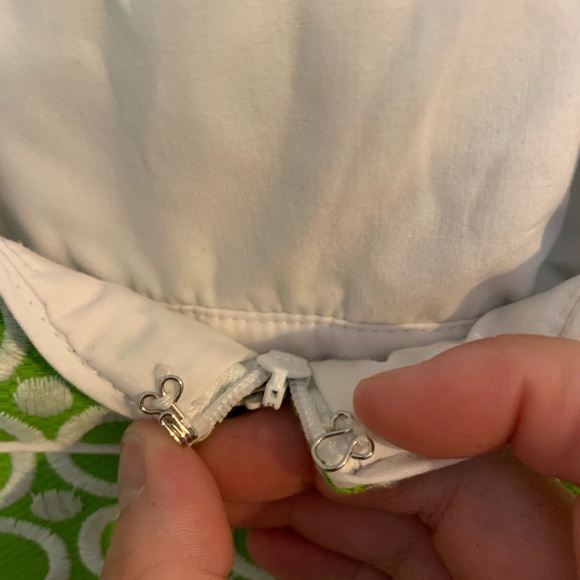 Shoshanna lime green and white embroidered dress - Picture 6 of 8